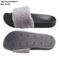 Superstarer New Style High Quality Slipper Fur Slide, EVA Plush Slipper